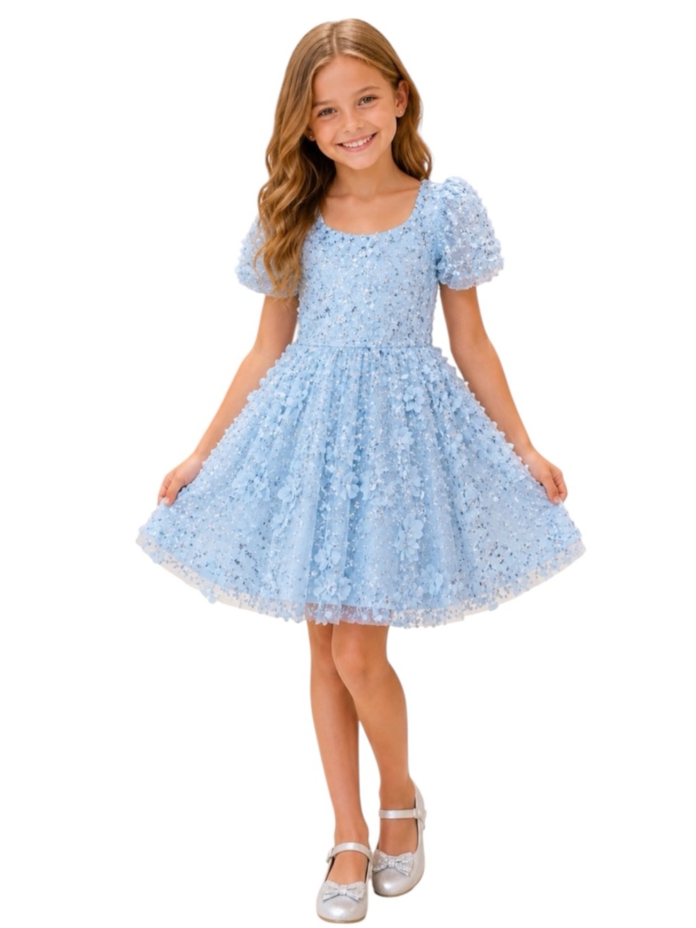 NWT Rare Editions Sequin Soutache Dress Wedding Party Dress Daddy Daughter Dance